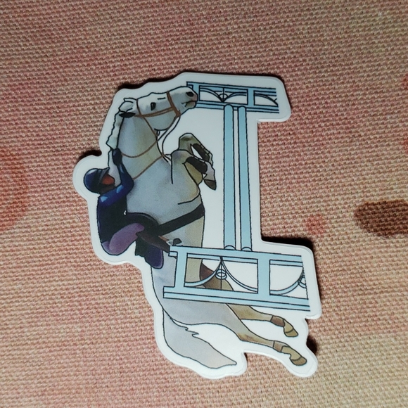 (L) English Horse Rider Sticker English Saddle Cowgirl Sticker Horse Show Horse - Picture 4 of 4